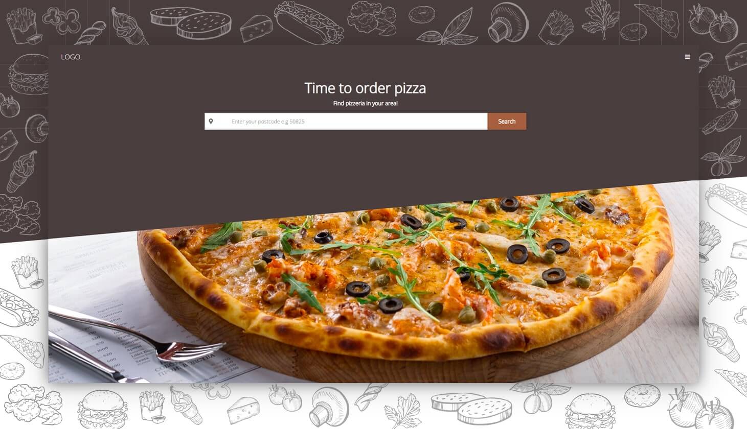 Pizzeria Search — Web Development project by Ark Crew