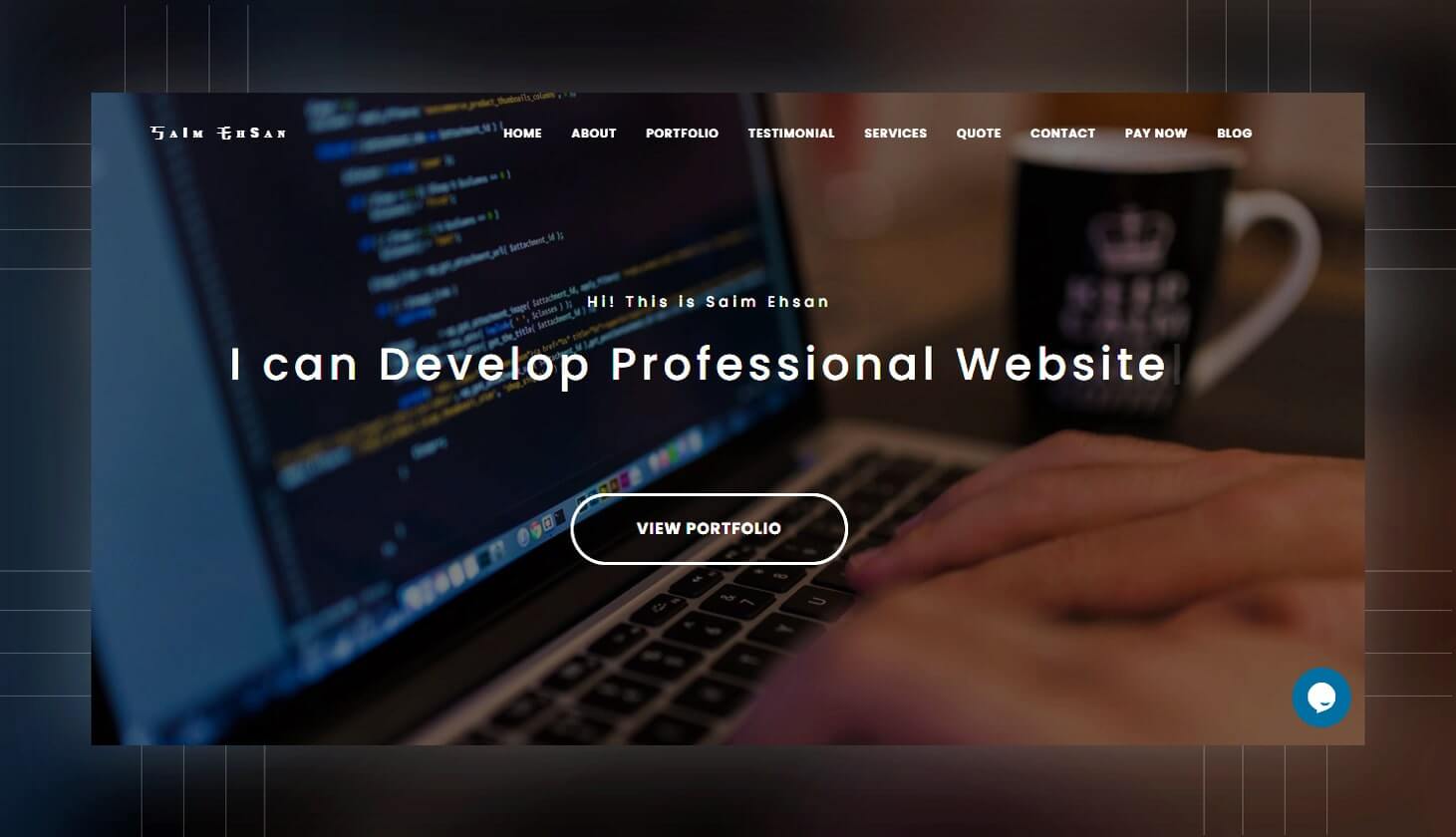 Saim Ehsam Portfolio — Graphic Design project by Ark Crew
