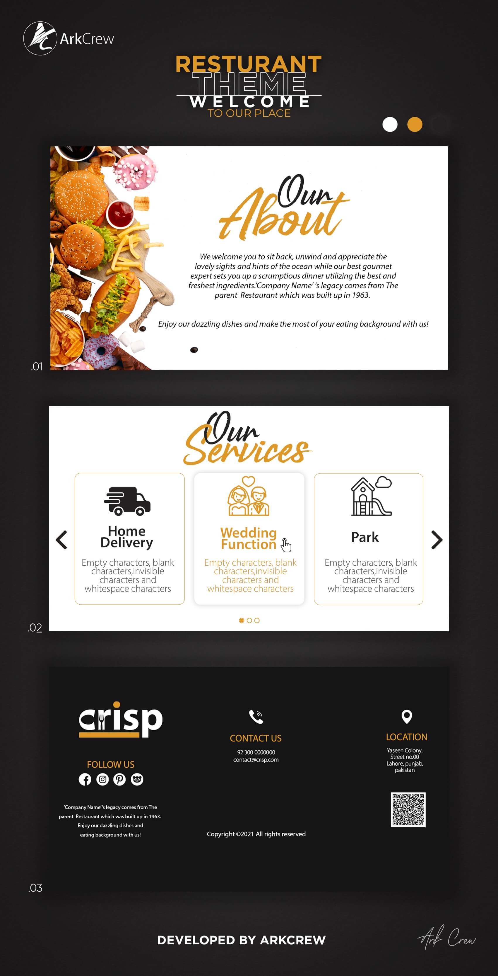 Restaurant Theme - screenshot 1