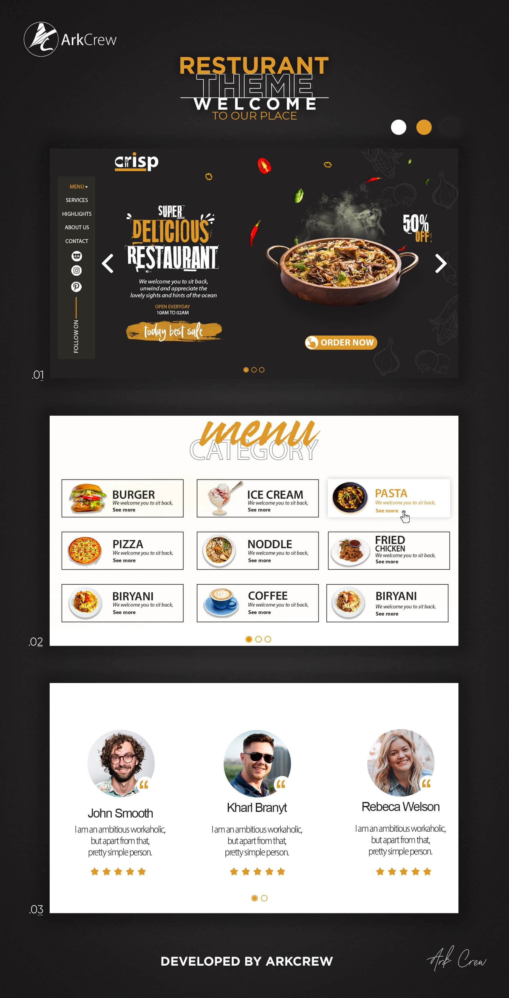 Restaurant Theme - screenshot 2